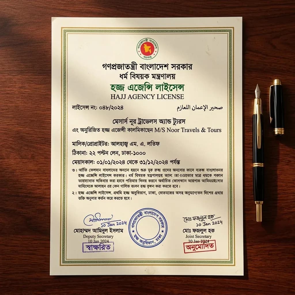 Govt Approved Hajj License